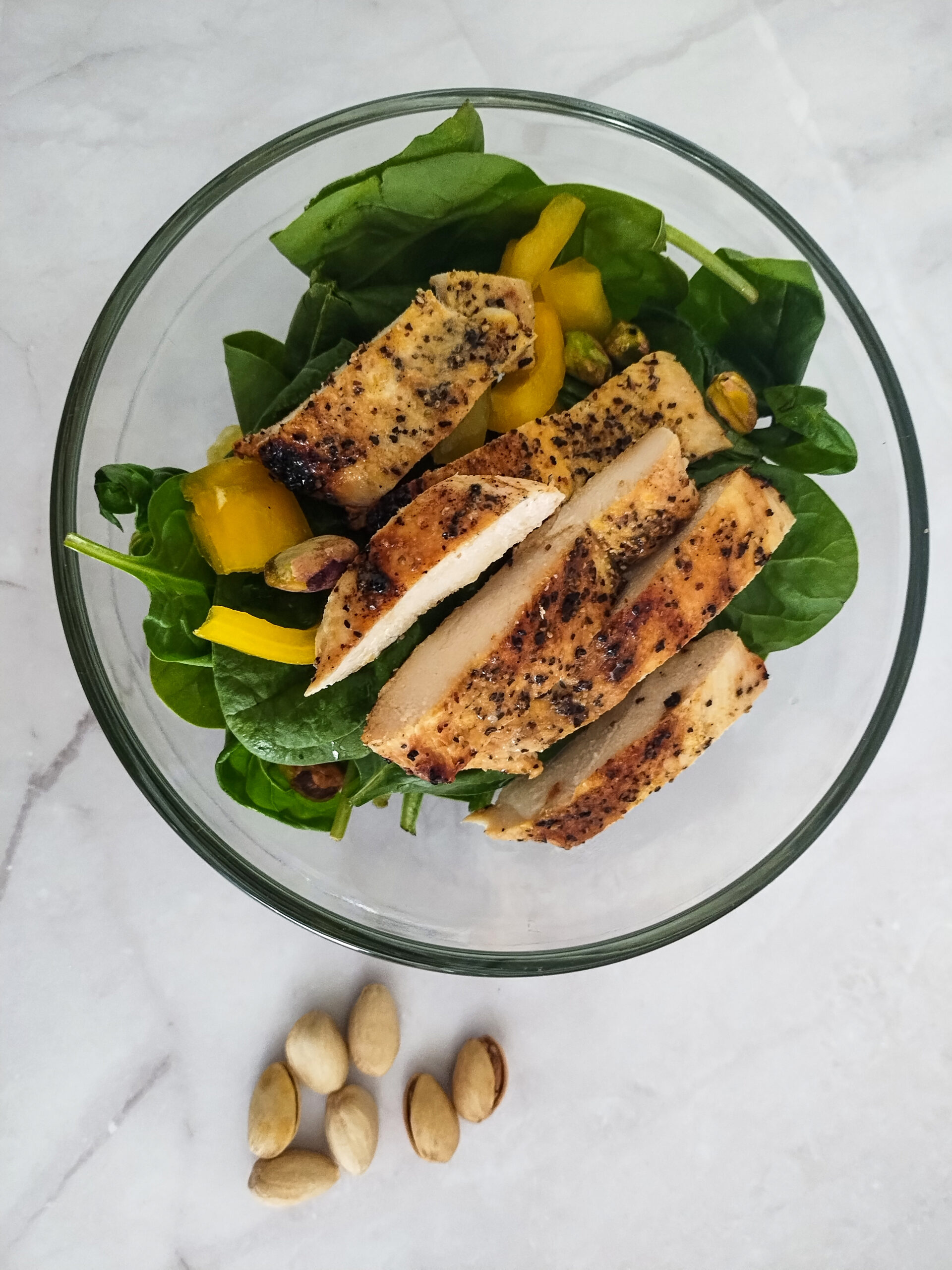 Lemon Pepper Chicken with Pistachio Crunch